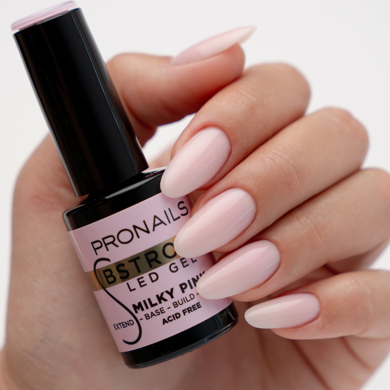 BStrong LED Gel Milky Pink 14 ml