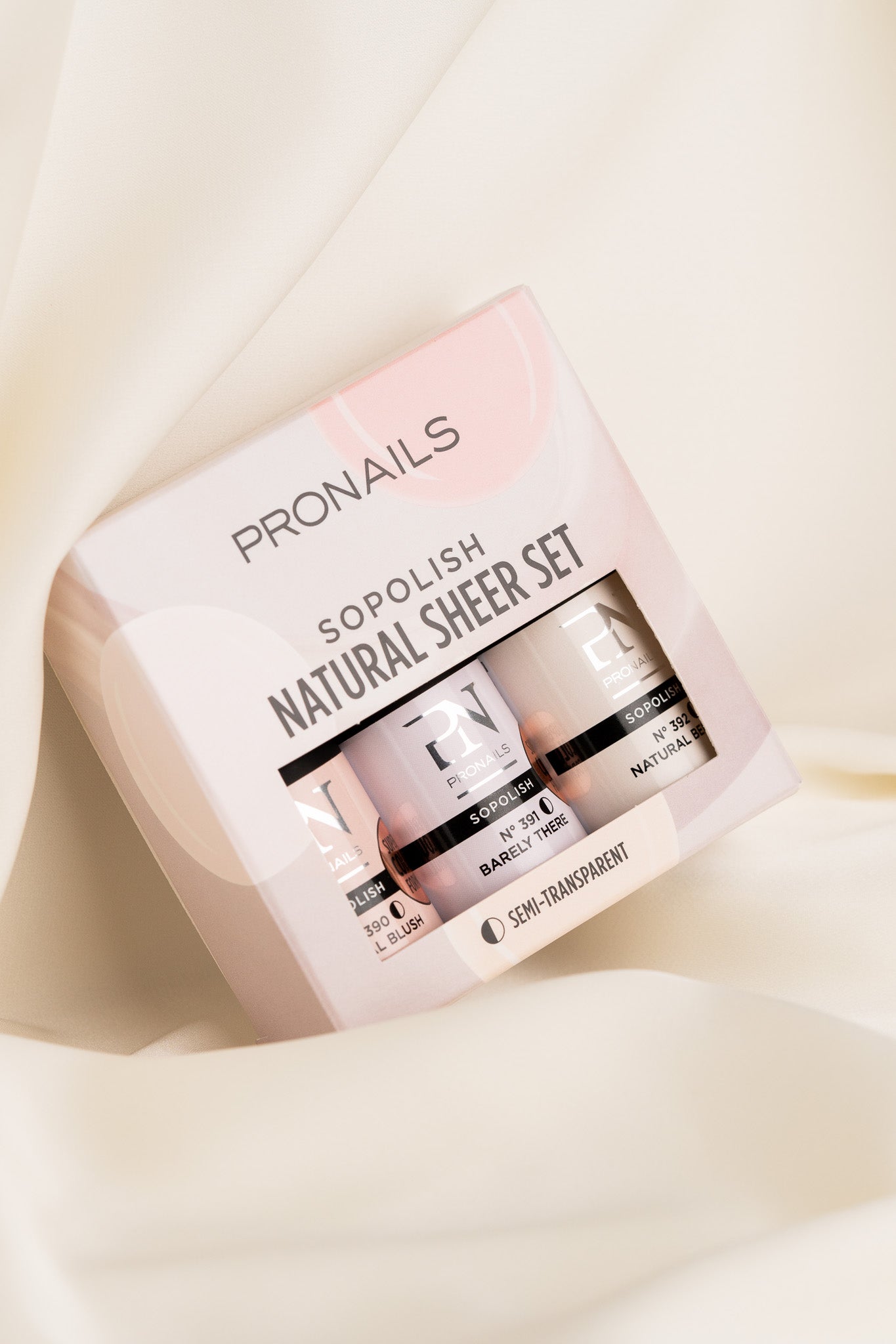 Sopolish Naturals Sheer Set - 3 pcs
