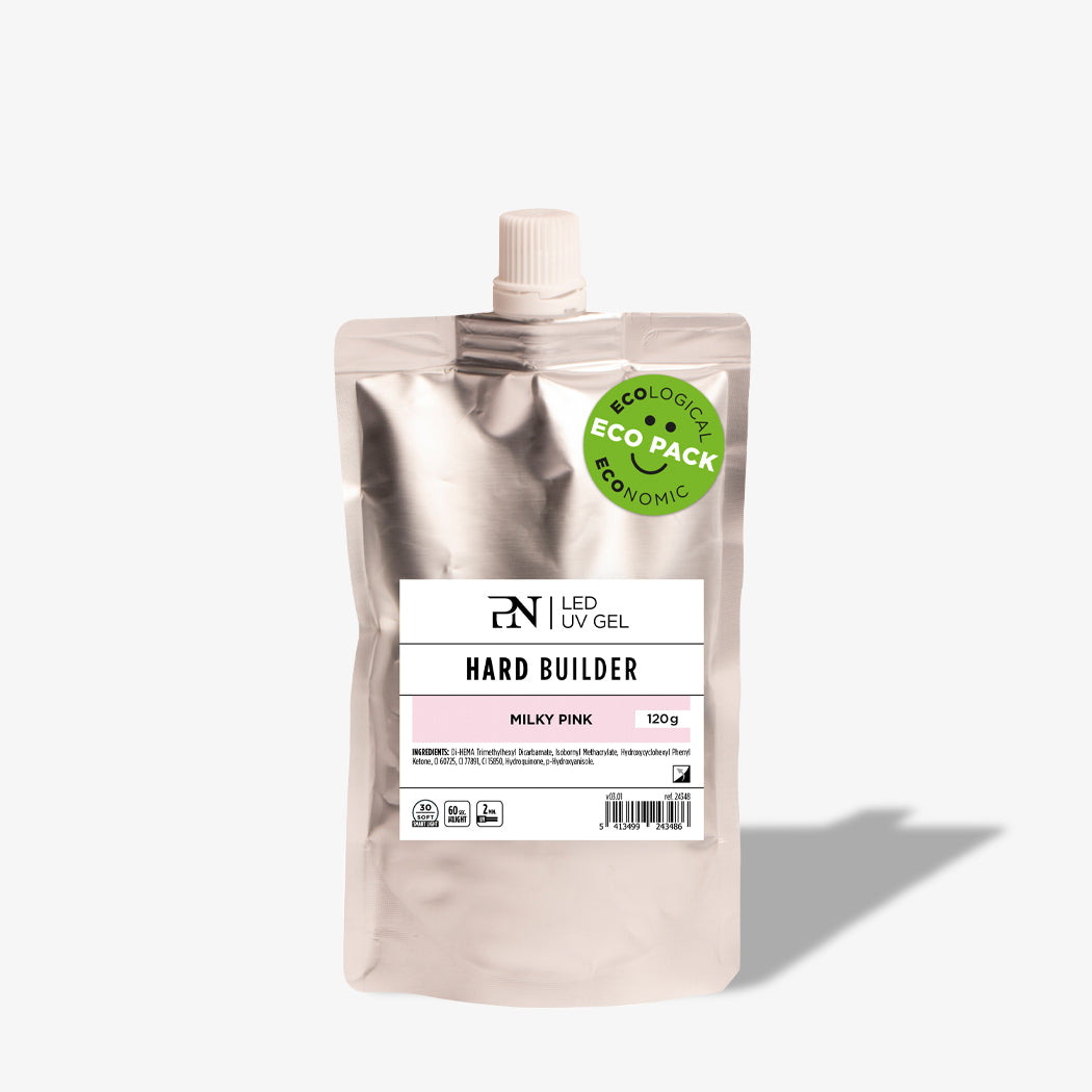 REFILL HARD BUILDER MILKY PINK LED/UV GEL 120 G
