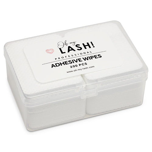Eyelash Glue Cleaning Wipes - White