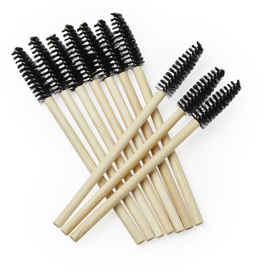 Black Bamboo Mascara Brushes (25 pcs)